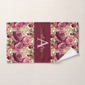 Luxury Bath Towel Set | Pamper Yourself w/ Flowers バスタオルセット (ハンドタオル)