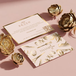 Luxury Beauty Business Thank You for Your Purchase サンキューカード