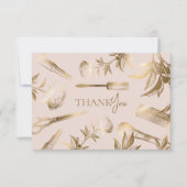 Luxury Beauty Business Thank You for Your Purchase サンキューカード (正面)