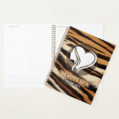 Luxury Beauty Spa Logo Elegant Tiger Print Salon プランナー手帳 (ディスプレー)