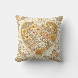 Luxury, , Beigi Gold ,Love Heart , Valentine's Day クッション