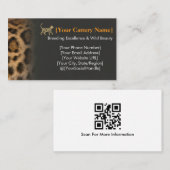 Luxury Bengal Cat Cattery Customizable  名刺 (正面/裏面)