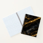 Luxury Black and Gold Marble Spiral Notebook ノートブック (内部)