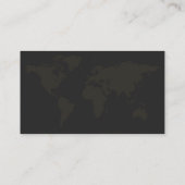 Luxury Black and Gold Minimalist Custom 名刺 (裏面)