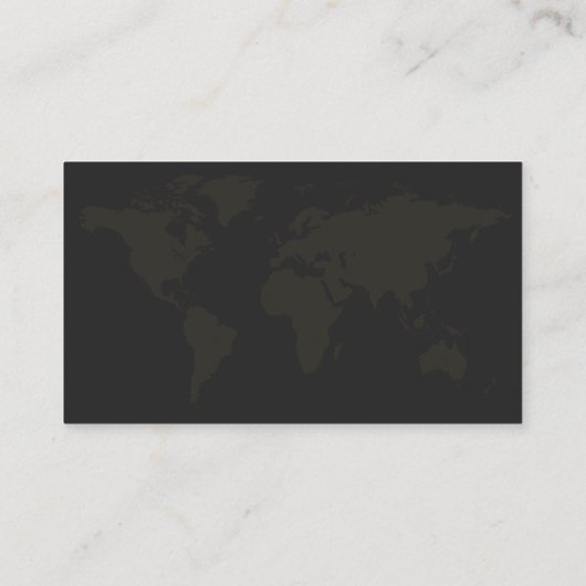 Luxury Black and Gold Minimalist Custom 名刺 (裏面)