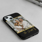 Luxury Black & Gold Custom Family Photo Keepsake Case-Mate iPhoneケース