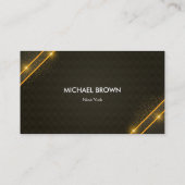 Luxury Black Gold Fashion Boutique Business Card 名刺 (裏面)