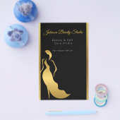 Luxury Black & Gold Minimal Luxury チラシ (シングル)