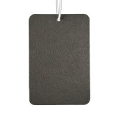Luxury Black Leather Gold Monogram Business Brand カーエアーフレッシュナー (裏面)