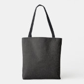 Luxury Black Leather Gold Monogram Business Brand トートバッグ (裏面)