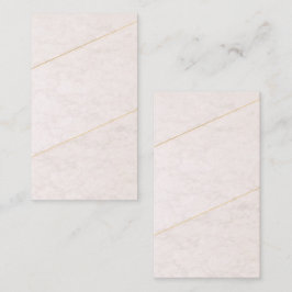Luxury Blank Business Card – Ivory & Gold 名刺