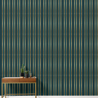 Luxury Blue Green Gold Stripe Wallpaper Pattern 壁紙
