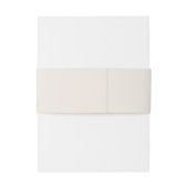 Luxury Blush Floral Wedding Invitation Belly Band 招待状ベリーバンド (裏面例)