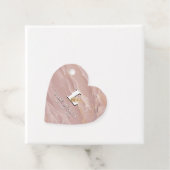 Luxury Blush Pink Marble Beauty Salon Logo フェイバータグ (インサイチュ)