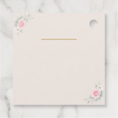 Luxury Blush Wedding  フェイバータグ (裏面)