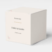 Luxury Blush Wedding  フェイバーボックス (正面サイド)