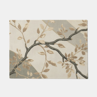 Luxury Botanical Branch Area Rug ドアマット