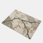 Luxury Botanical Branch Area Rug ドアマット (アングル)