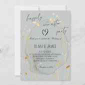 Luxury Botanical Wedding -Happily Ever After Party 招待状 (正面)