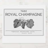 Luxury Bottle Label Design リキュールボトルラベル (シングルラベル)