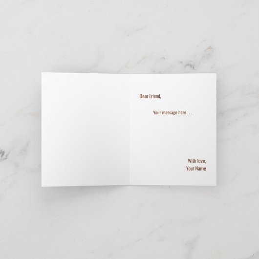 Luxury Bow Bridesmaid Proposal カード (内部)