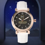 Luxury brow Monogram custom name 腕時計<br><div class="desc">Personalized watch with the names Luxury brow Monogram custom name Watch</div>