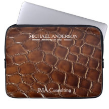 Luxury Brown Crocodile Leather Attorney at Law