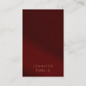 Luxury Business Cards Elegant Template Gold Text 名刺 (正面)