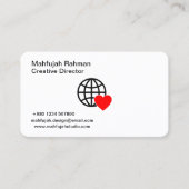 Luxury Business Cards | Minimalist | Modern Maker 名刺 (正面)