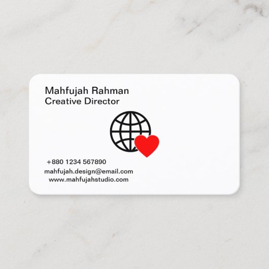 Luxury Business Cards | Minimalist | Modern Maker 名刺 (正面)