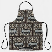 Luxury Car Art Deco Men's Apron エプロン (正面)