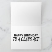 LUXURY CAR CLASS ACT BRTHDAY Greeting Card カード (内部)