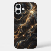 Luxury Celestial Black Marble Case - Shimmering  Case-Mate iPhoneケース (裏面)