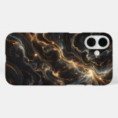 Luxury Celestial Black Marble Case - Shimmering  Case-Mate iPhoneケース (裏面 (横))