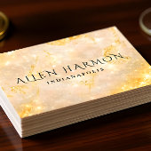 Luxury Champagne Gold Custom Name | 5-Minute Edit 名刺