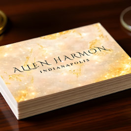 Luxury Champagne Gold Custom Name | 5-Minute Edit 名刺