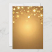 Luxury Chic Gold and Red Balloons Retirement Party 招待状 (裏面)