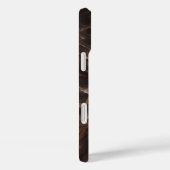 Luxury Chocolate Brown Marble Phone Case - Elegant Case-Mate iPhoneケース (裏面 / 右)
