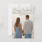 Luxury Christmas Card – Elegant Holiday Greetings サンキューカード (正面)