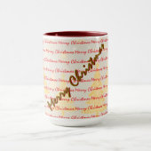 Luxury Christmas Christmas Trees Festive マグカップ (中央)