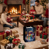 Luxury Christmas Gift Bag ミディアムペーパーバッグ