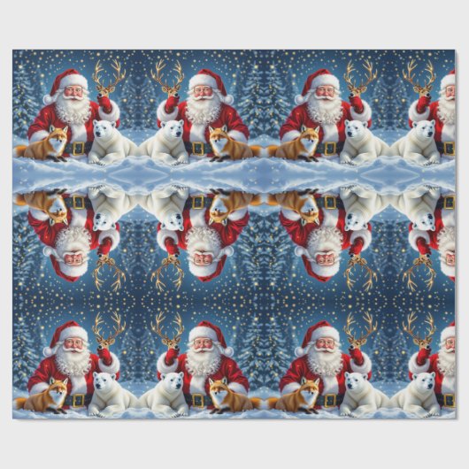 luxury christmas gift Wrapping Paper ラッピングペーパー (フラット)