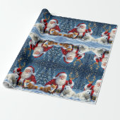 luxury christmas gift Wrapping Paper ラッピングペーパー (アンロールド)