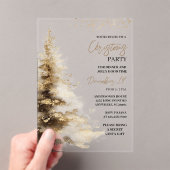 Luxury Christmas Party アクリル招待状 (インサイチュ (ポータブル))