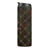 Luxury, Christmas Pattern, Gold Merry Christmas  タンブラー (回転右)