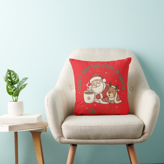 Luxury Christmas Pillow Design – Cozy & Elegant Ho クッション (椅子)