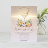 Luxury Christmas Tree Balls Gold Company  招待状 (スタンド正面)