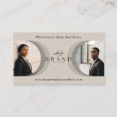 Luxury Classy Dual Agent Professional Real Estate 名刺 (正面)