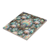 Luxury Coastal Decor | Diamonds and Seashells  タイル (側面)