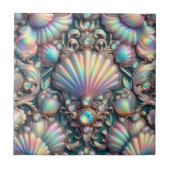 Luxury Coastal Decor | Diamonds and Seashells  タイル (正面)